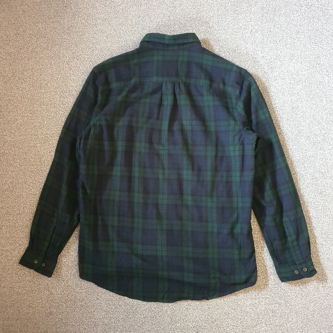 90s엘엘빈 타탄체크 플란넬 셔츠  no.56 상품이미지6