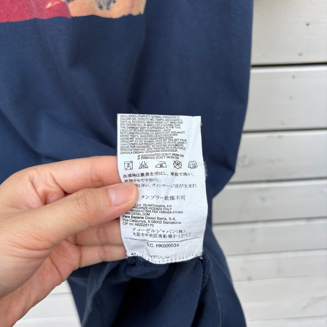 Diesel 디젤 반팔 티셔츠 상품이미지6