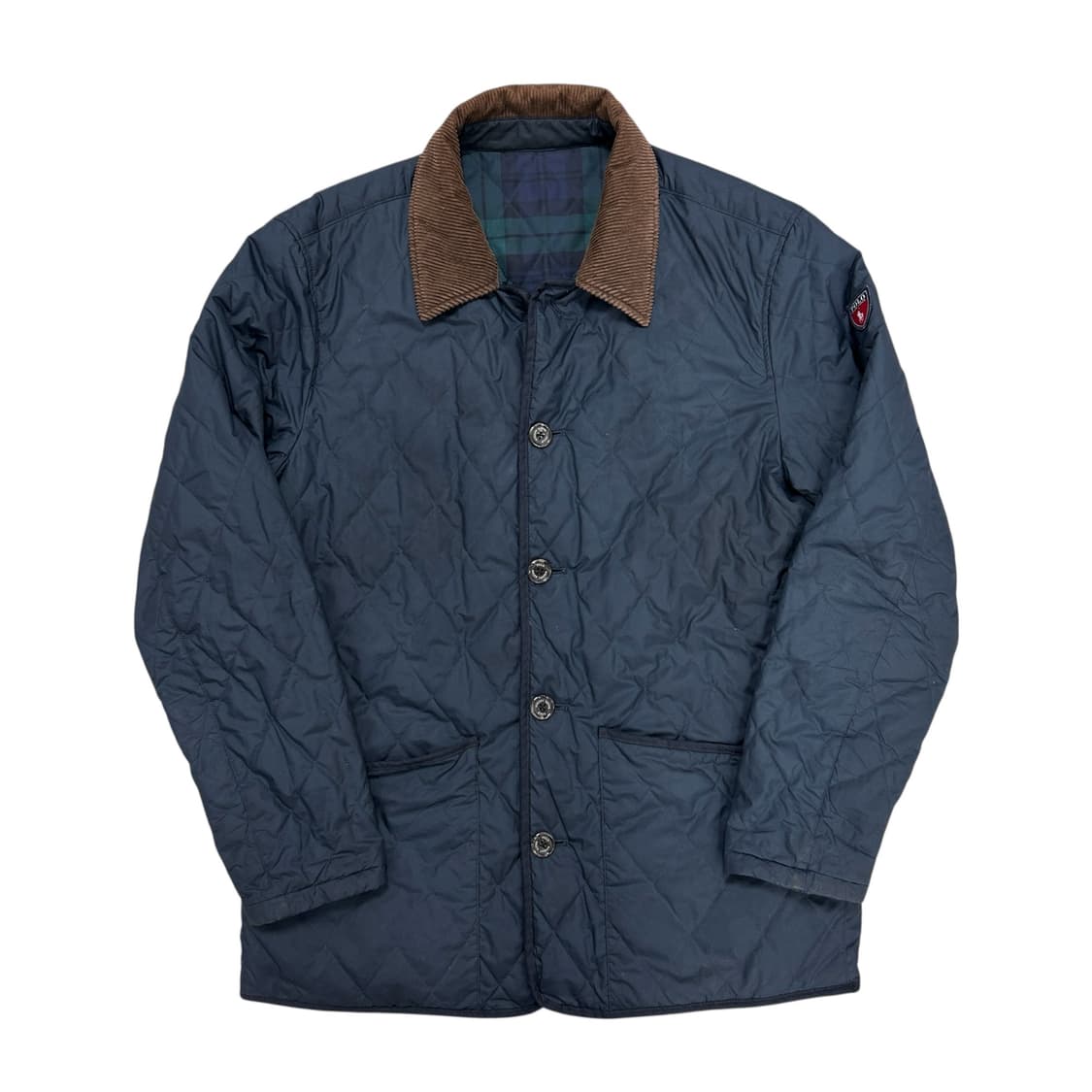 폴로 리버시블 퀼팅 자켓(M) 상품이미지1