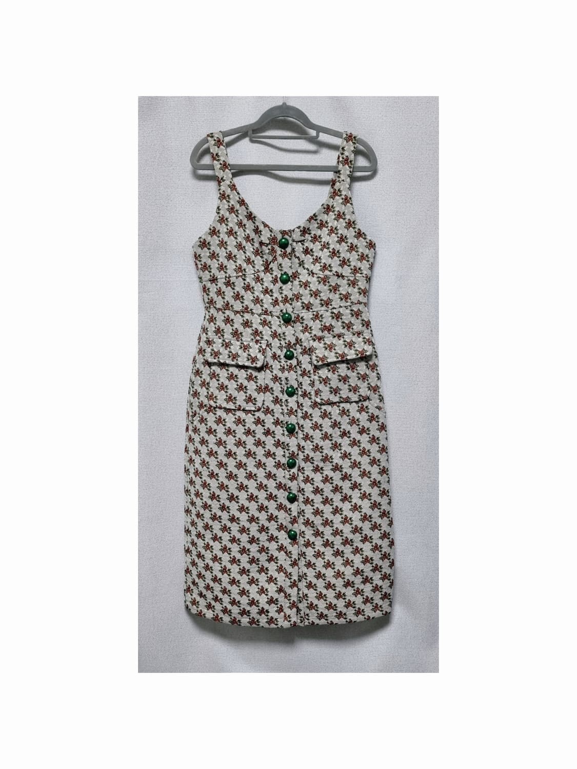 뷔스티에 플라워 원피스 상품이미지1