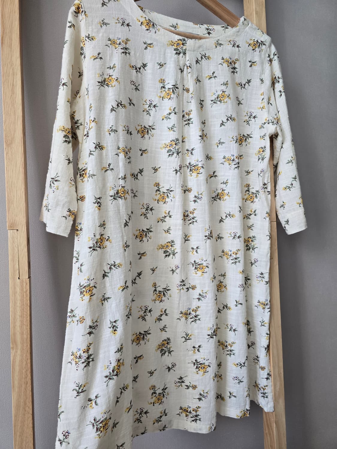 모리걸 플라워 코튼 튜닉 원피스 상품이미지3