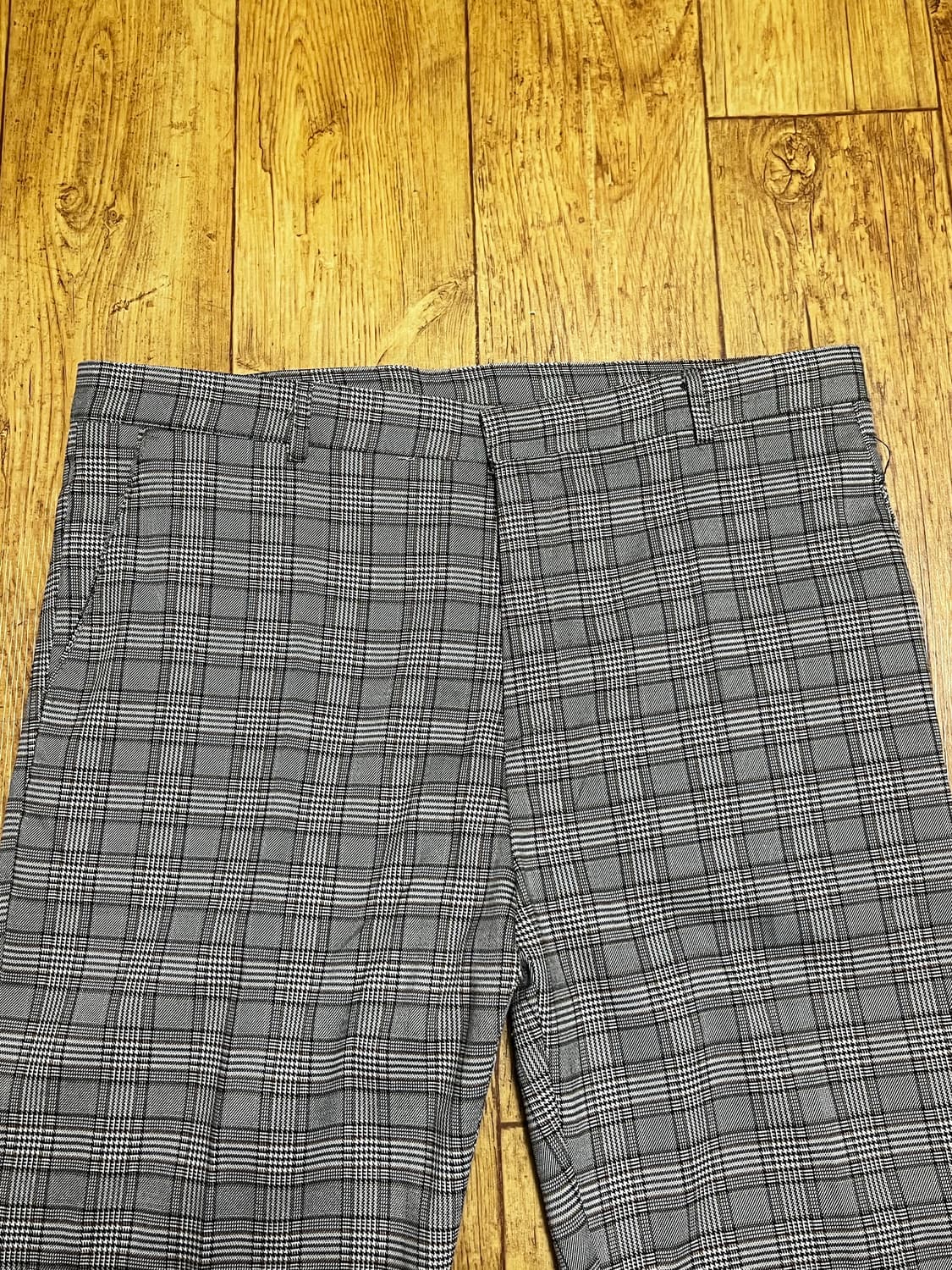 ESN 체크패턴 트라우저 슬랙스 XL 브라운 상품이미지5