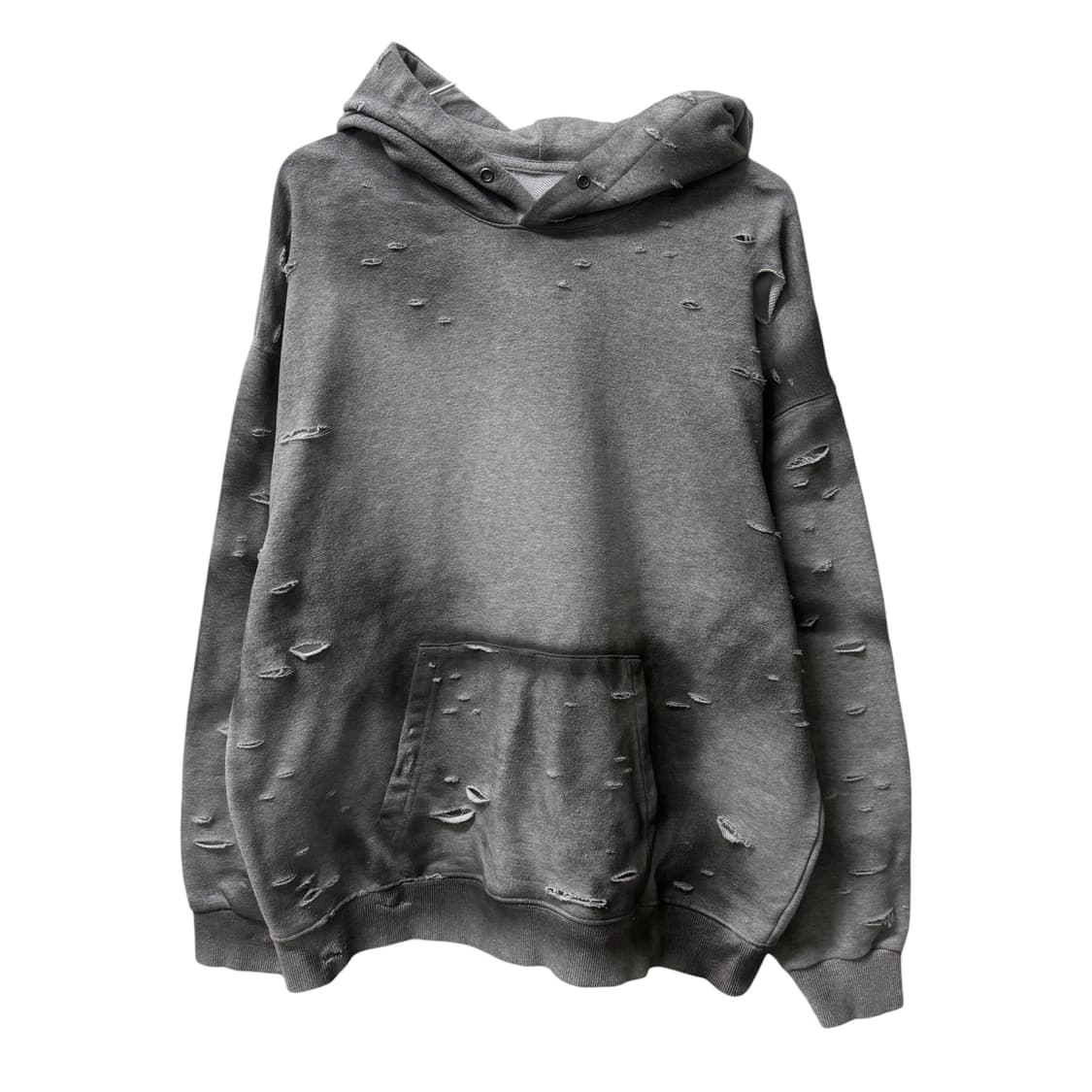 빈티지 디스트로이드  데미지 워싱 후드티 상품이미지2