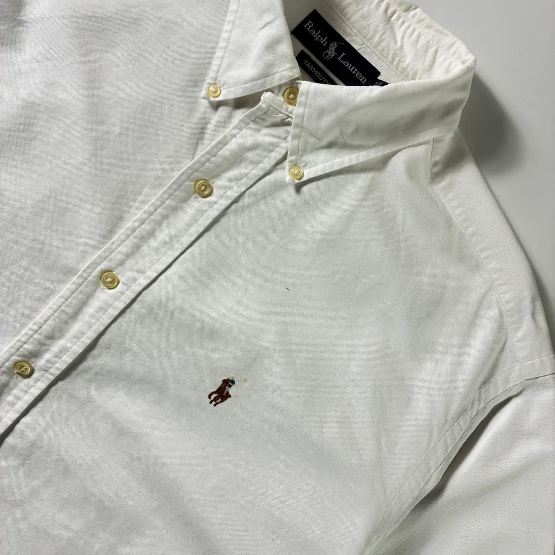 Polo  폴로 랄프로렌 자수 화이트 옥스퍼드 셔츠  상품이미지3