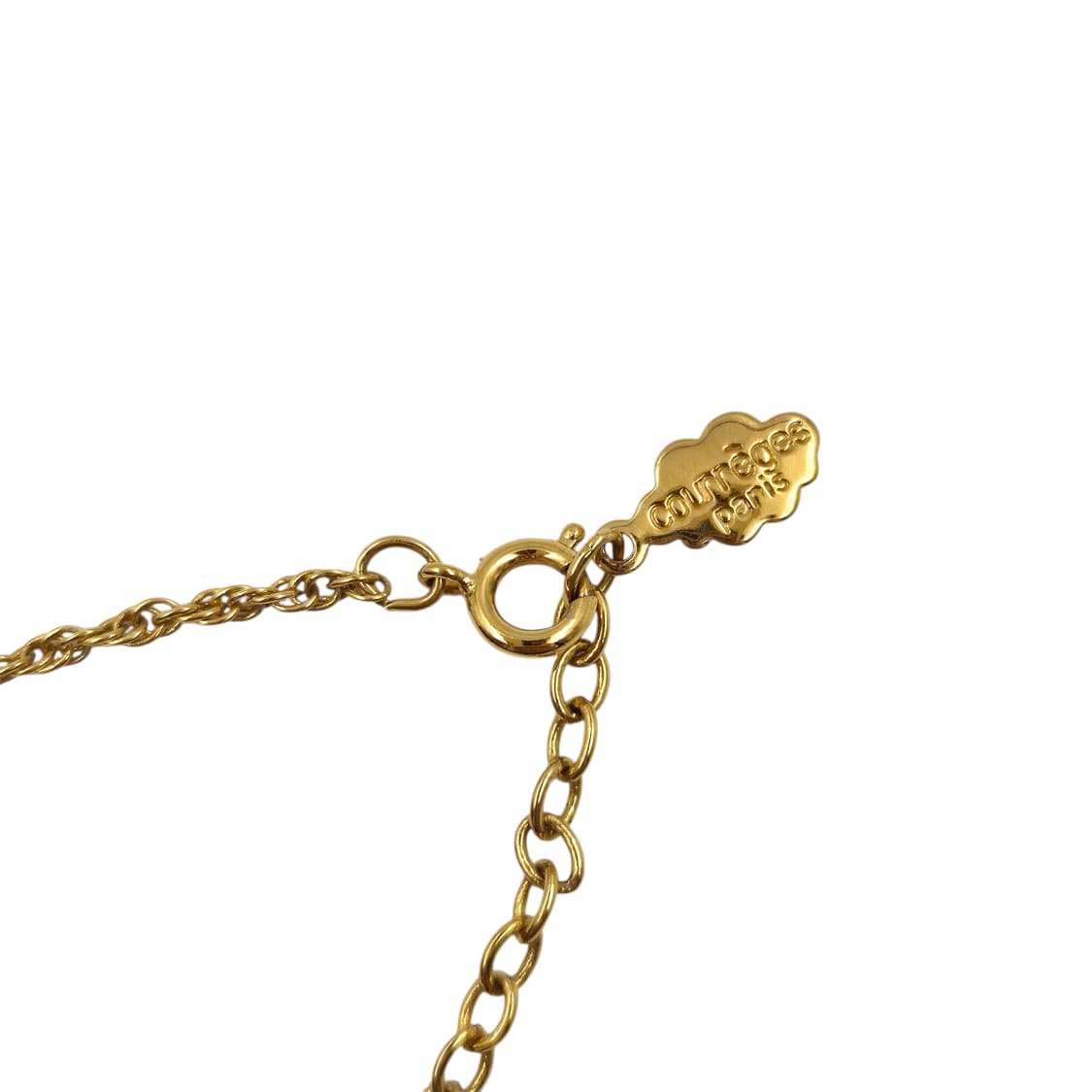 80s 프랑스 꾸레쥬 골드 테디베어 진주 목걸이 상품이미지4