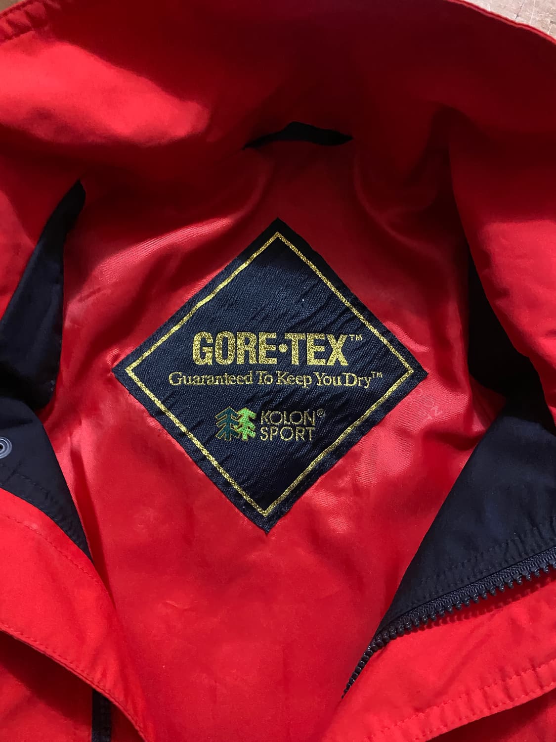 코오롱스포츠 고어텍스 레드 자켓 105 상품이미지3