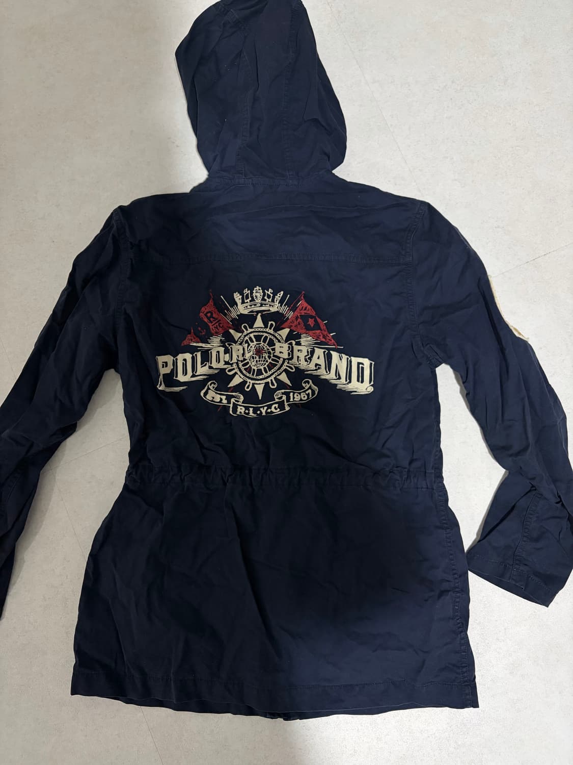 폴로 올드스쿨 패치 후드자켓 44-55 상품이미지1