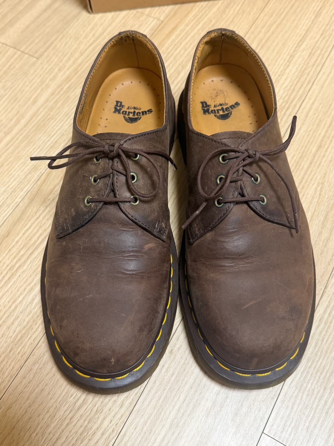 uk6,250) 129,000 닥터마틴 1461 크레이지 홀스 브라운 상품이미지3