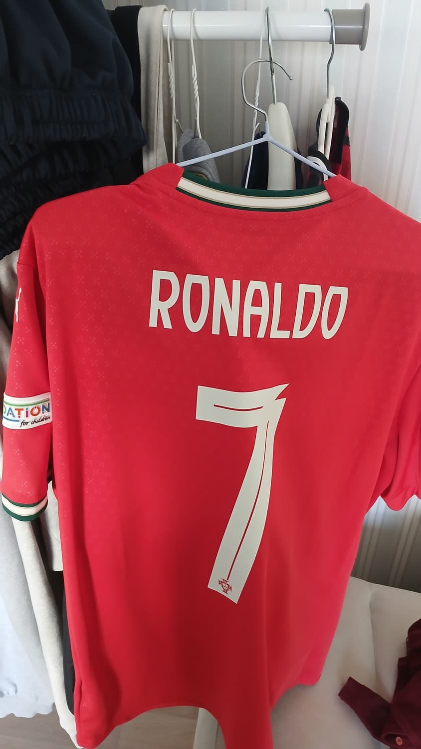 24-25 포르투갈 네이션스리그 우승 유니폼 호닐두 마킹 상품이미지2