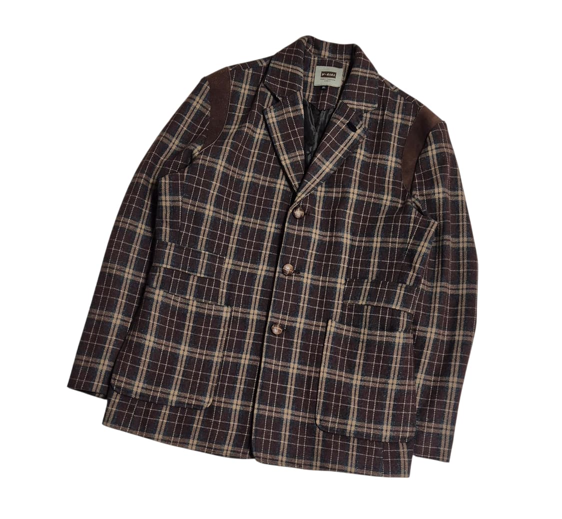 와이키키 울 체크 블레이져 상품이미지1