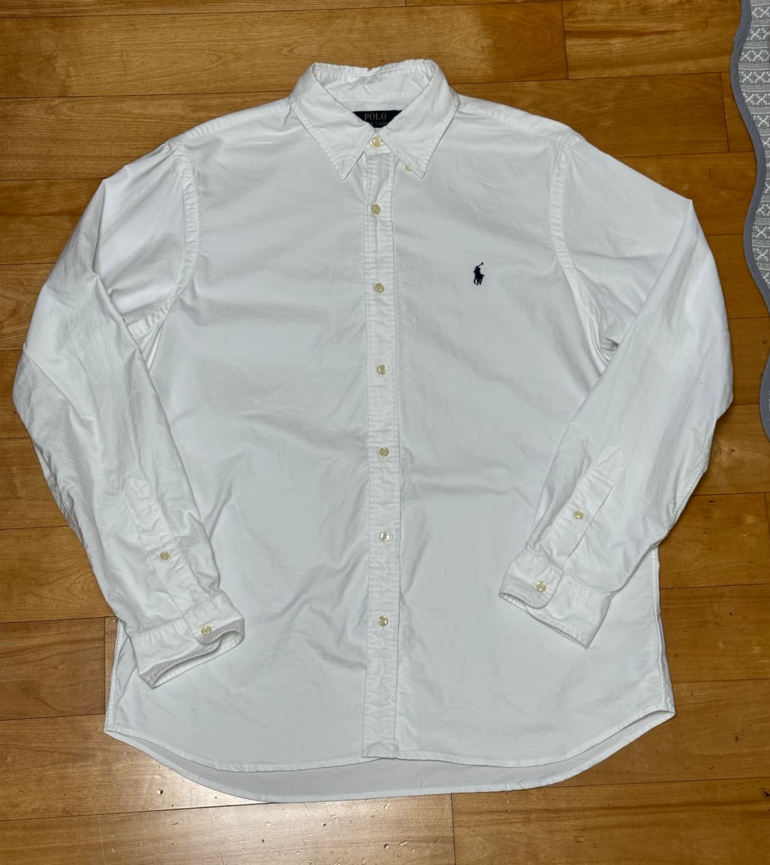 폴로 랄프로렌 가먼트다이 옥스포드 셔츠 L 상품이미지1