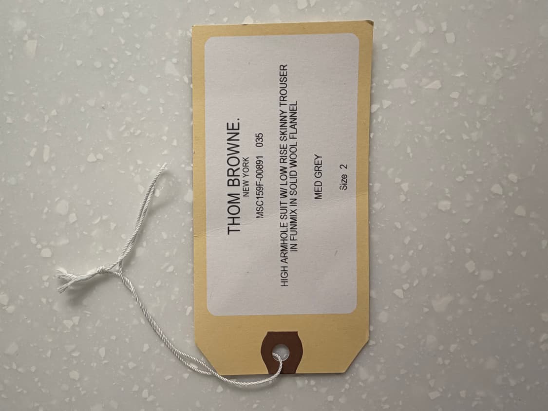 톰브라운 펀믹스 그레이 울 블레이저 2사이즈 상품이미지6