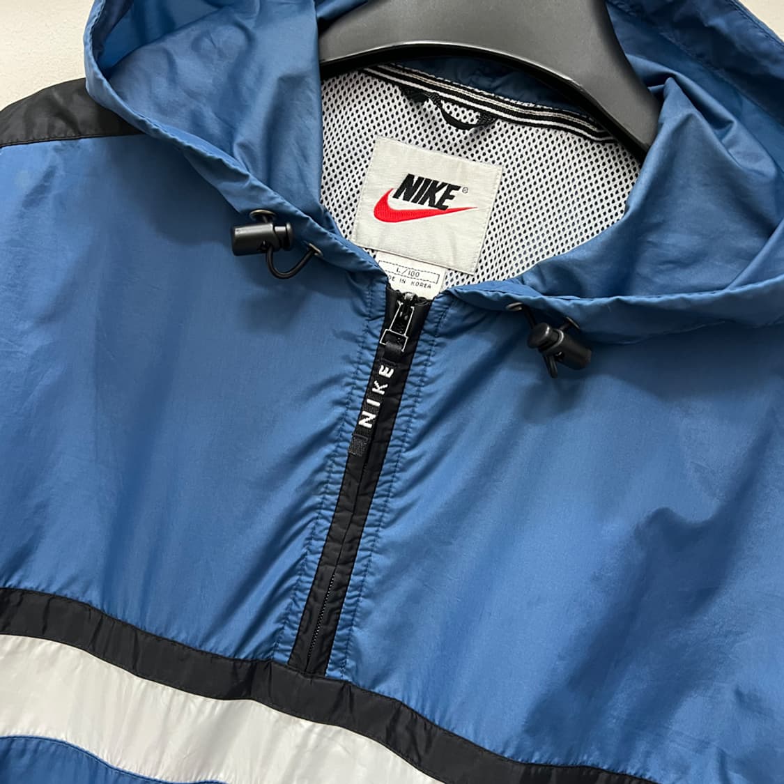 90s 나이키 올드스쿨 하프집업 아노락 바람막이 L 상품이미지4