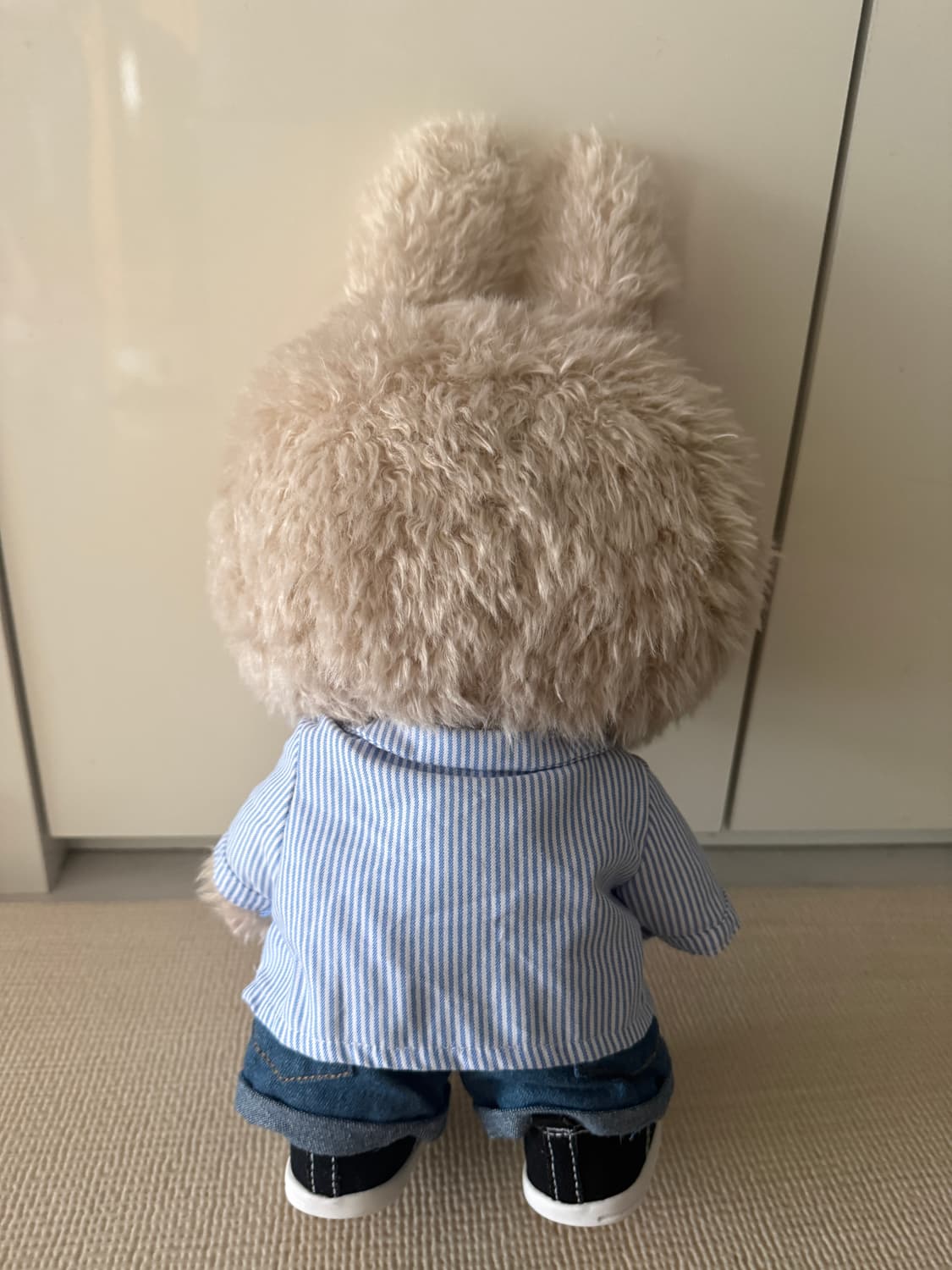 라부부(Labubu) 40cm 플립 위드 미 비닐 플러시 인형 상품이미지3