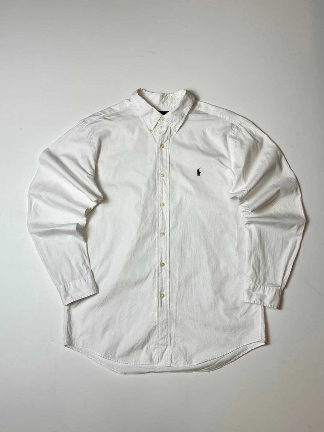 폴로 랄프로렌 옥스포드 자수 로고 화이트 셔츠 PN8133 상품이미지1