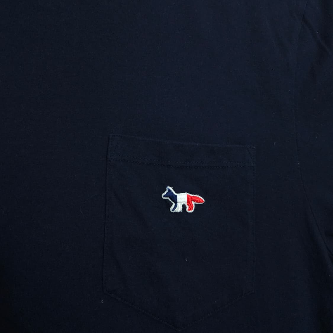 메종키츠네 트리컬러 반팔티 L 상품이미지2