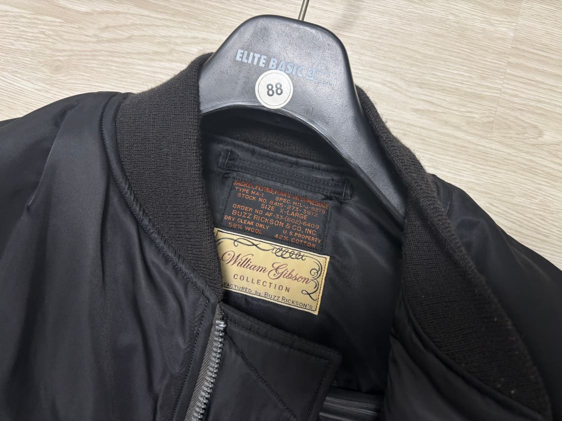 버즈릭슨 알버트터너 윌리엄깁슨 ma-1 상품이미지2