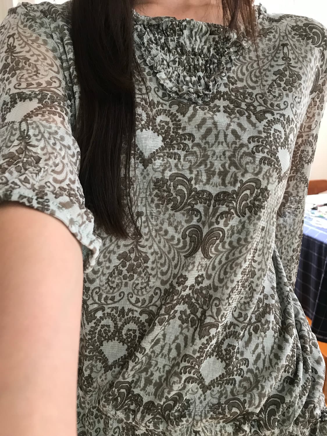 vintage pattern top 상품이미지2