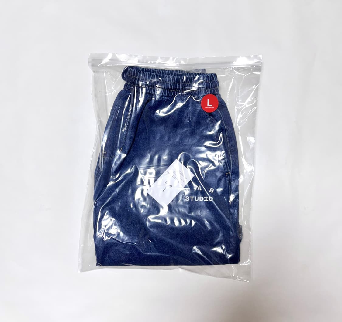 아이앱 스튜디오 데님 쇼츠 딥 블루 L, XL 상품이미지3