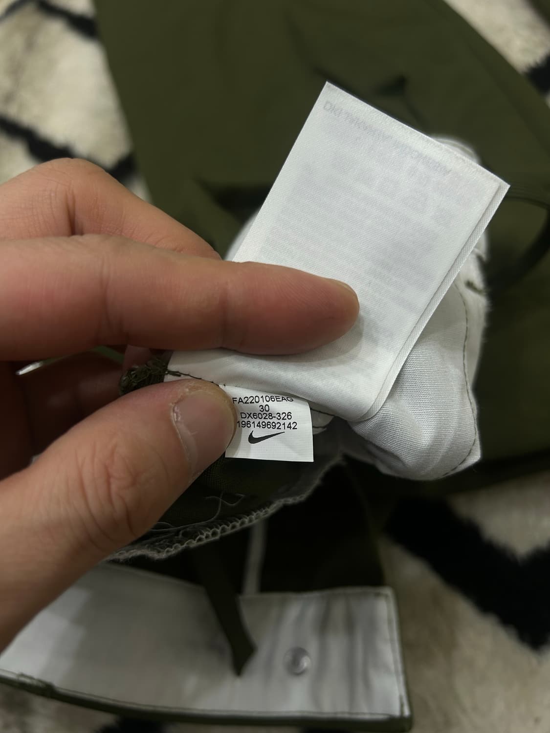 [M]나이키 솔로 스우시 코튼 팬츠/카키 상품이미지7