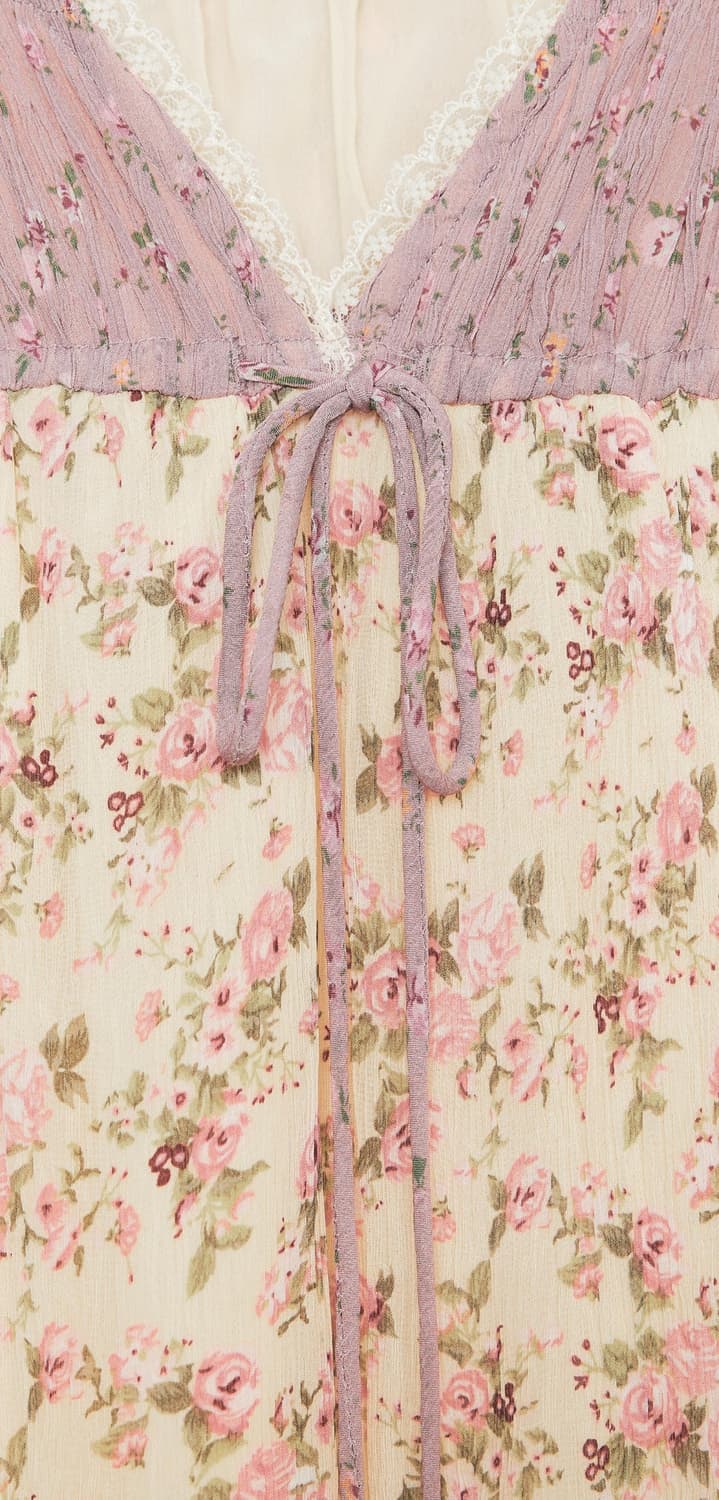 새상품) 자라 플라워 패치워크 원피스 상품이미지6