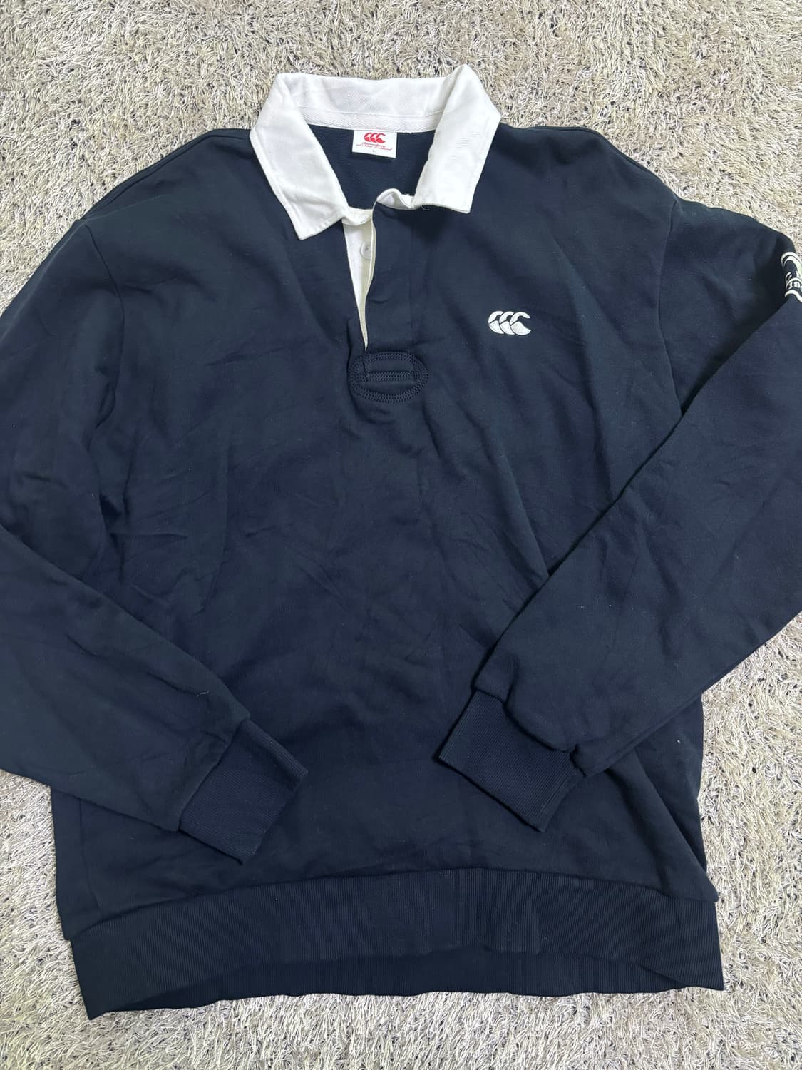 일본판 CANTERBURY 럭비긴팔티 사이즈 100 상품이미지1