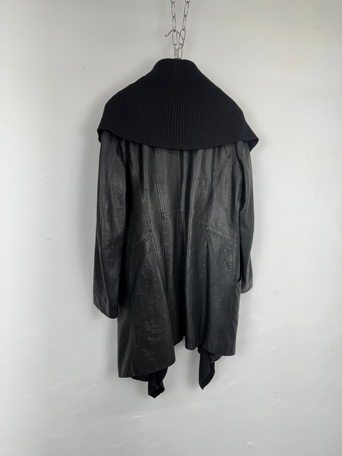 Sheepskin knit drape jacket  상품이미지7