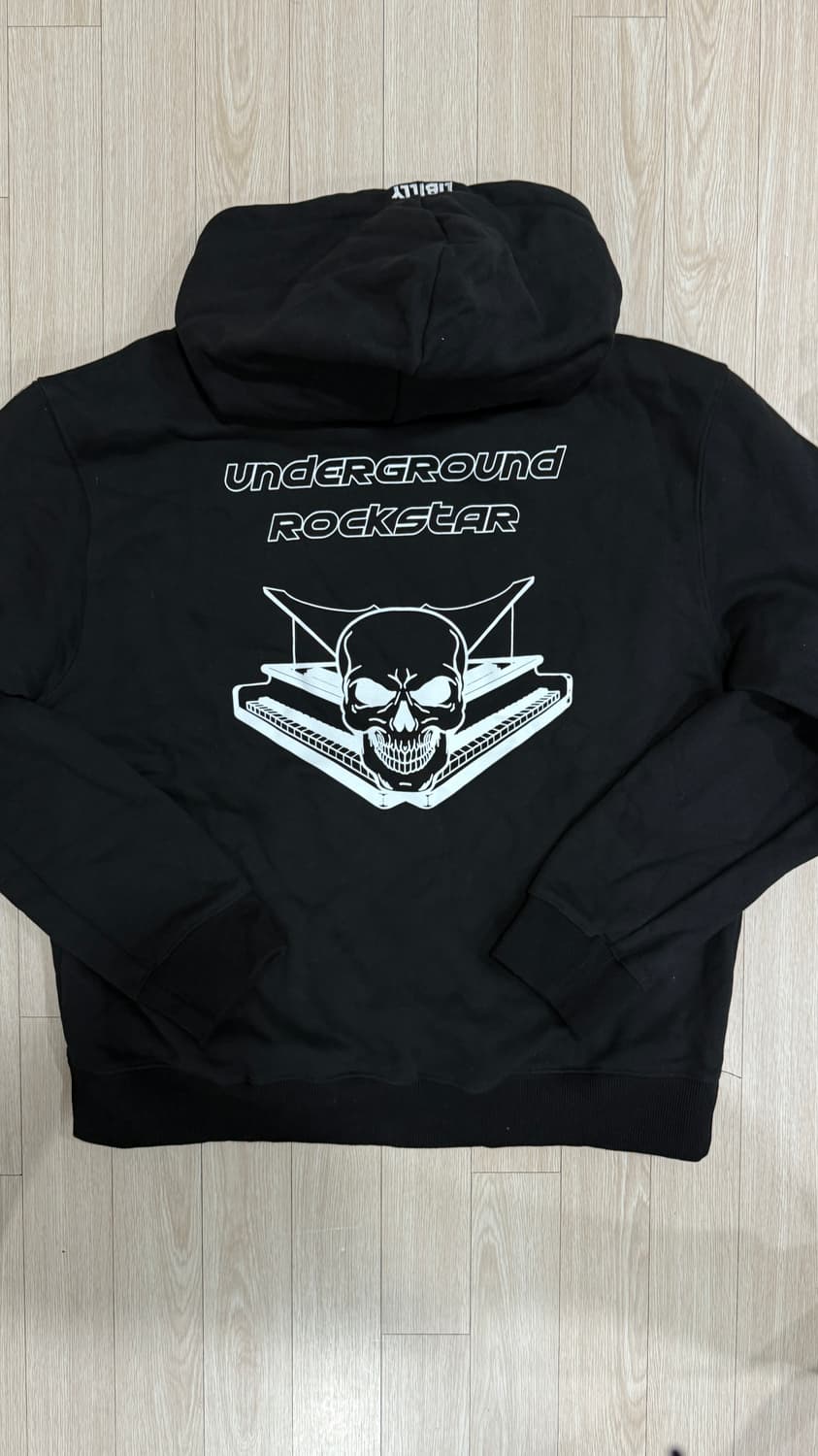 창모 LIBILLY 블랙 트레이닝 세트 XXL 새상품 후드티, 바지 상품이미지3