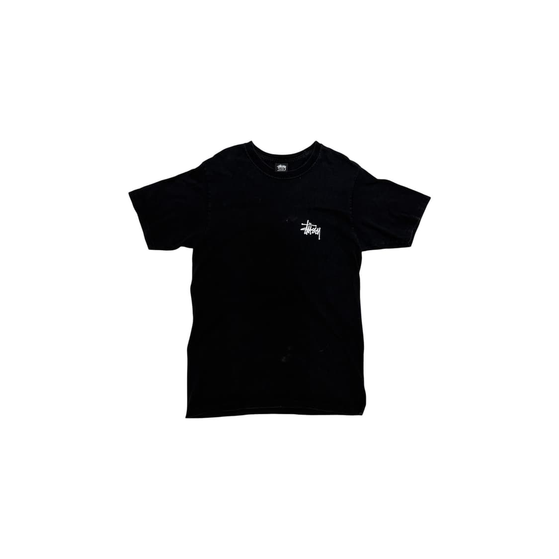 10s 스투시 스몰 로고 미니멀 티셔츠 상품이미지1