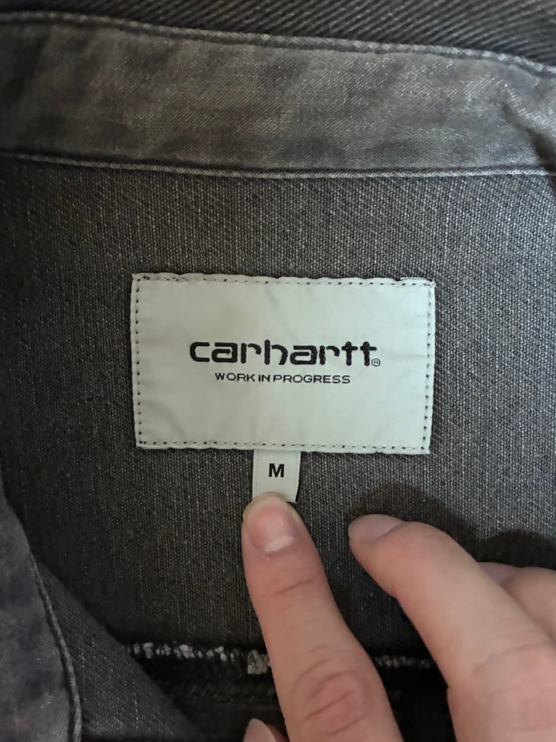 칼하트wip 데님 셔츠자켓 M 상품이미지3