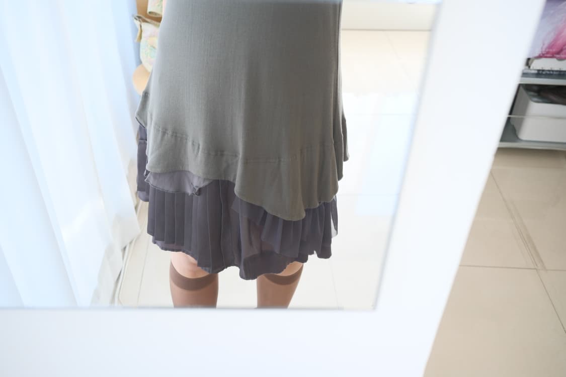 frill layered sleeveless dress 상품이미지3