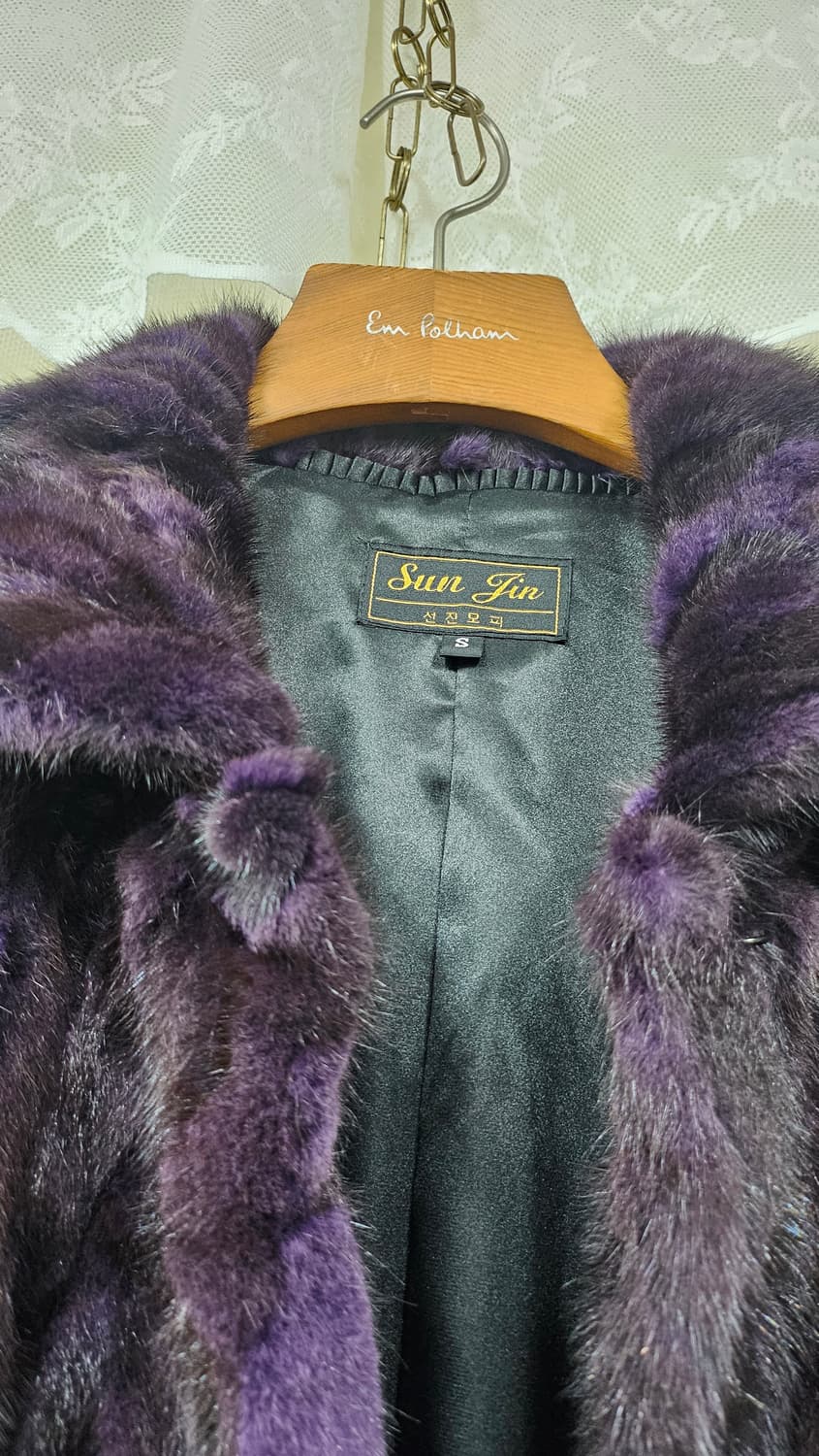 밍크 보라색 자켓 상품이미지5