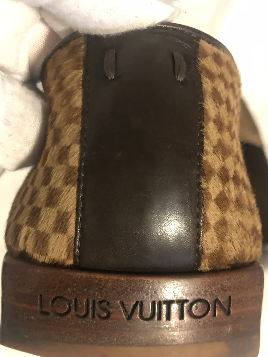 루이비통 다미에 송치가죽 로퍼 구두 상품이미지7