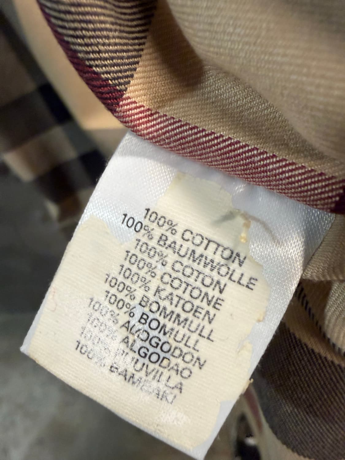 M 버버리 BURBERRY 런던 노바체크 반팔 셔츠 베이지 상품이미지6