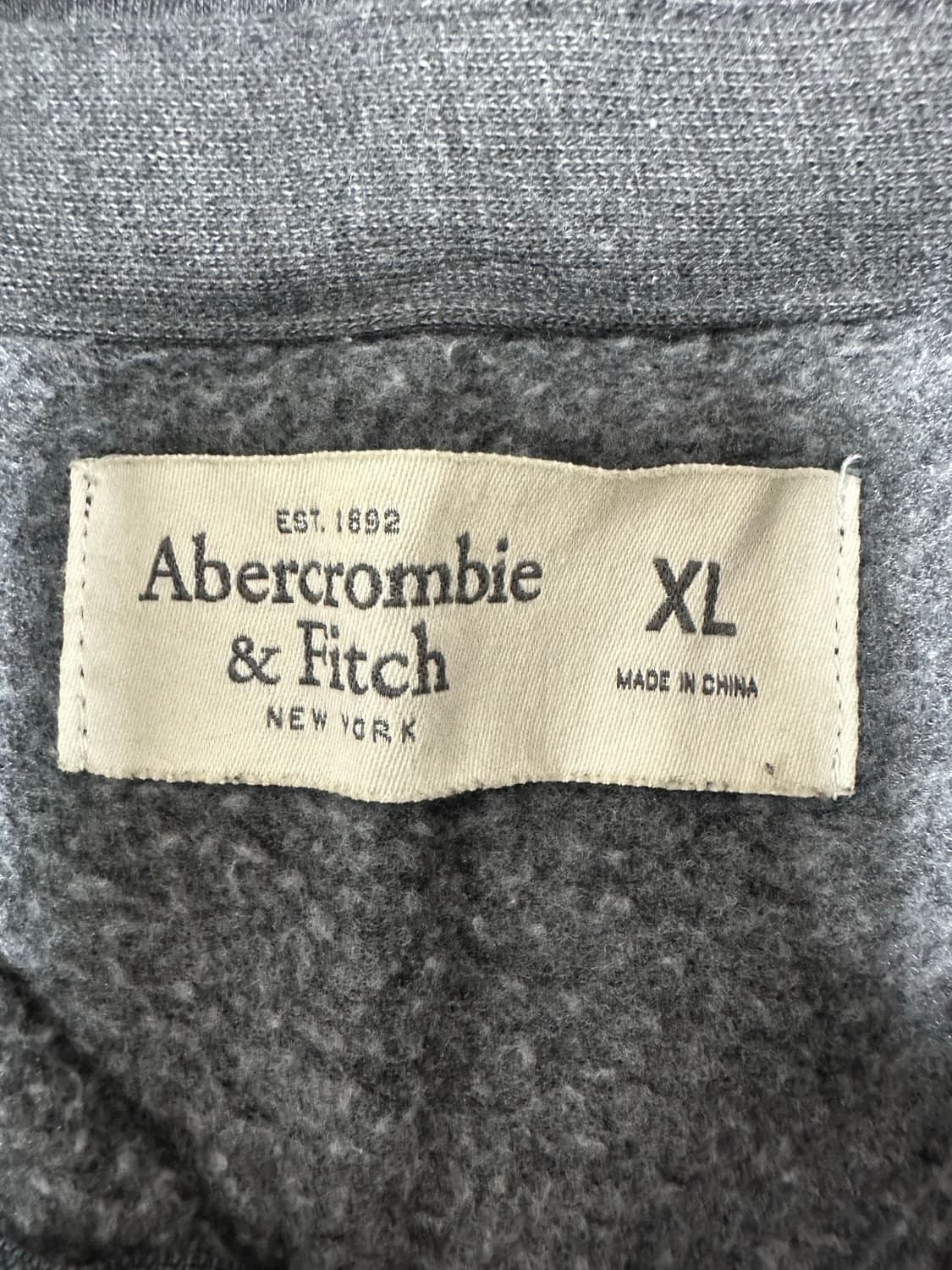 아베크롬비 y2k 회색 후드집업 상품이미지4