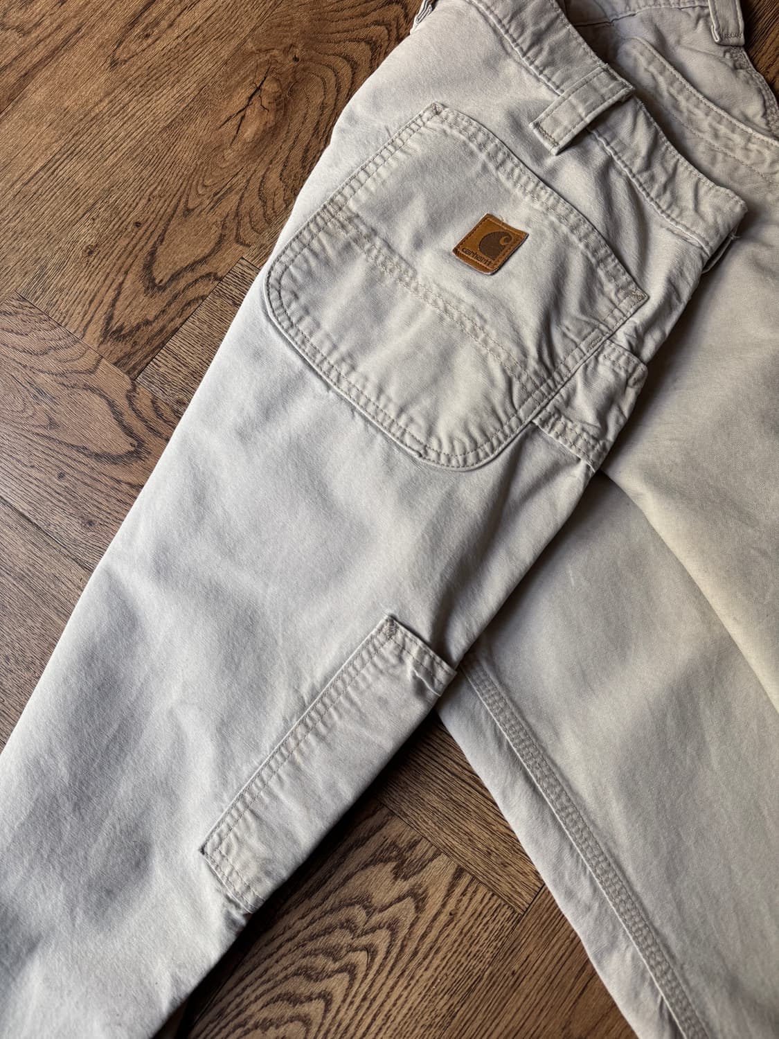 [36]칼하트 USA 탄 라이트캔버스 싱글니 카펜터 워크 팬츠 상품이미지7