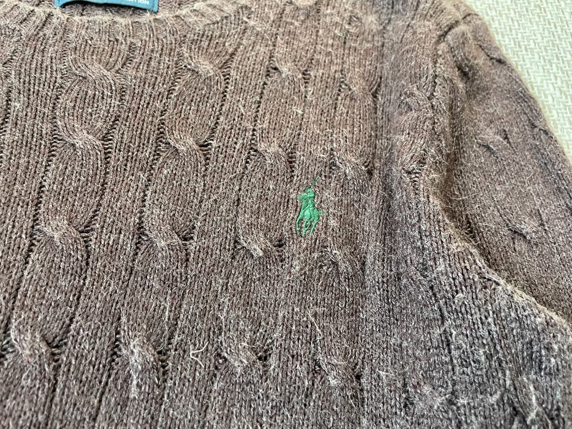 폴로랄프로렌 브라운 케이블 니트  상품이미지7