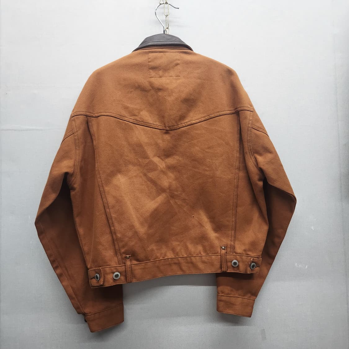 IMPRESSIVE 90's 빈티지 소가죽(카라) 워크자켓 XL 상품이미지4