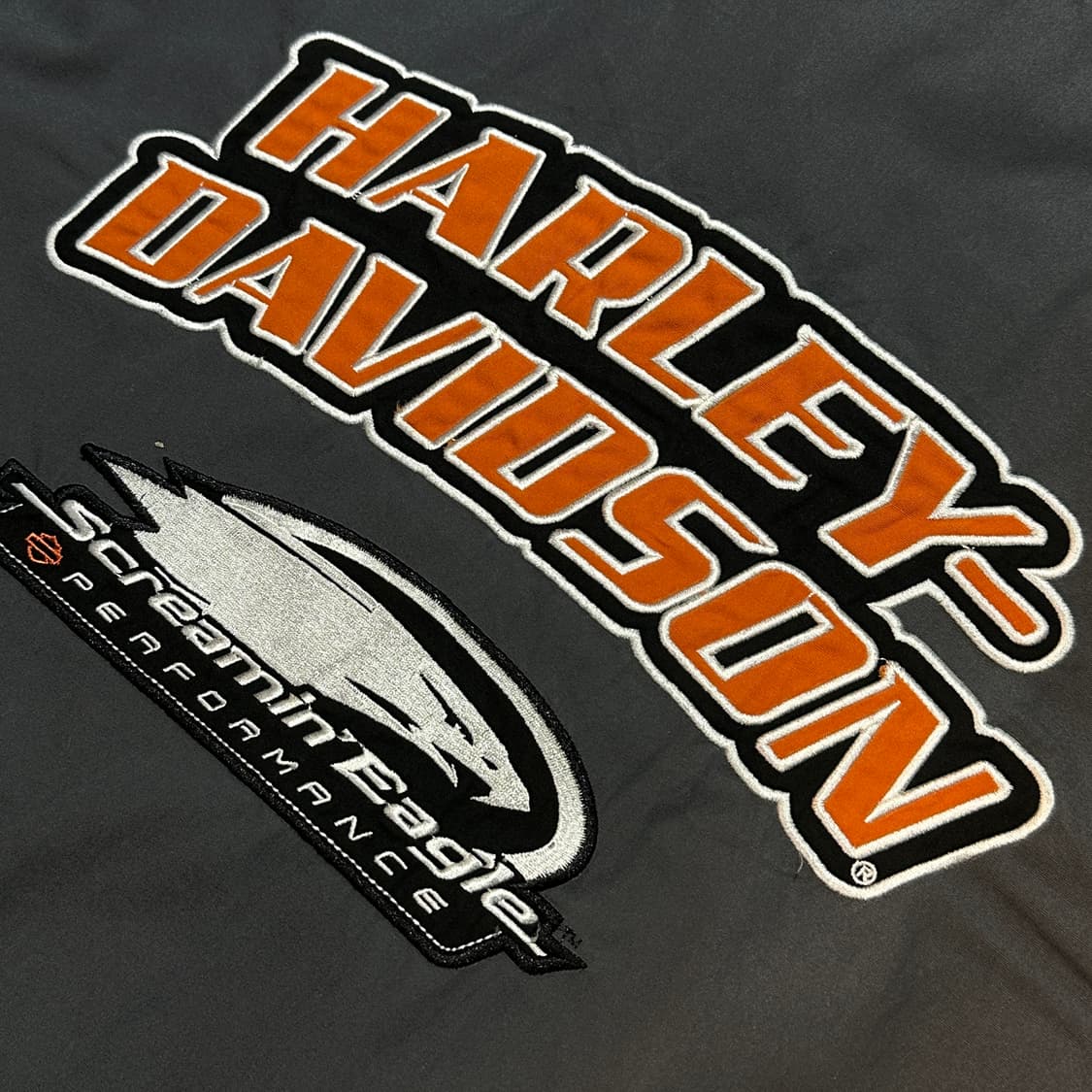 [HARLEY-DAVIDSON] 빅로고 투톤 블랙라인 빈티지  상품이미지2