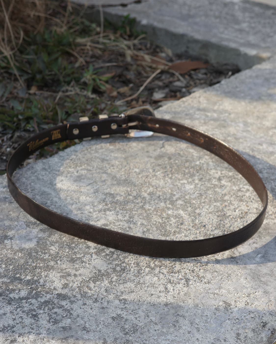 빈티지 웨스턴 레더 드레스 벨트 상품이미지4