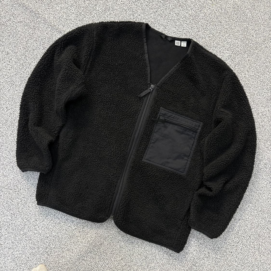 M 유니클로 보아 후리스 가디건 0317J 상품이미지1