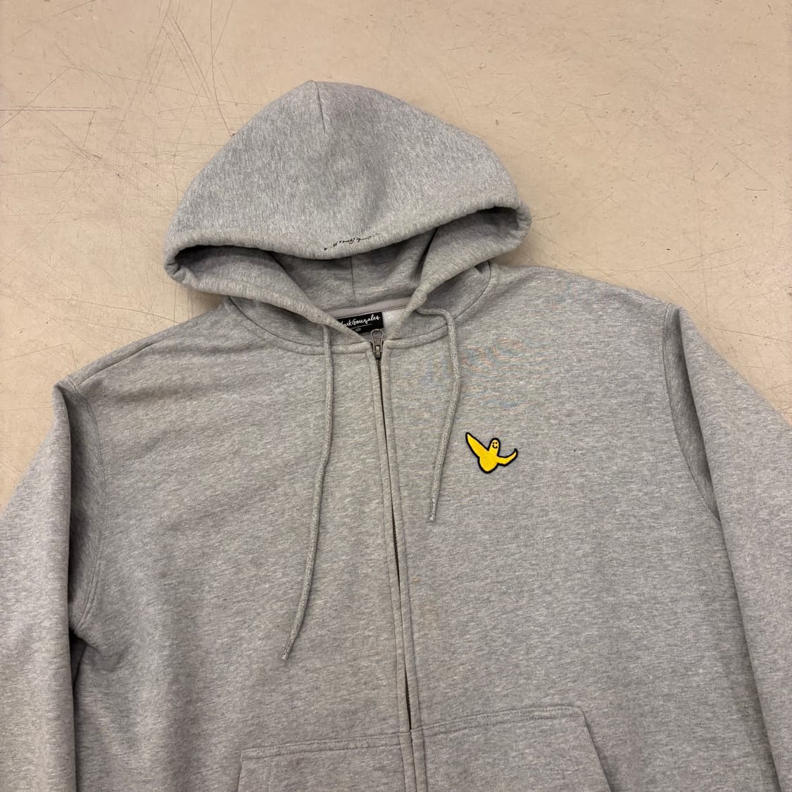 마크곤잘레스 빅로고 그레이 후드집업 상품이미지3