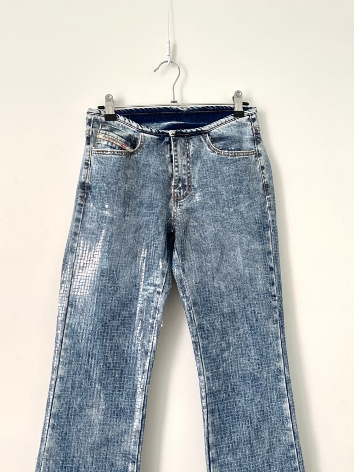 DIESEL rework cybertic pvc denim pants 상품이미지2