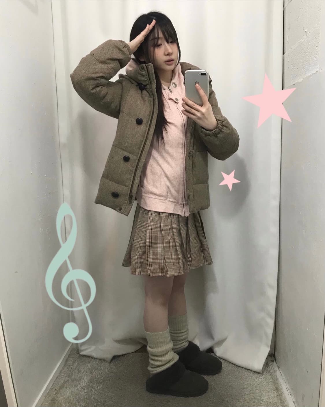 베이지 소녀 코디 세트 🤍 상품이미지1