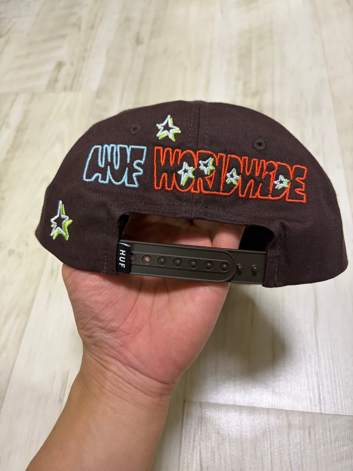 [OS] HUF Worldwide 브라운 볼캡 모자 샘플 상품이미지3