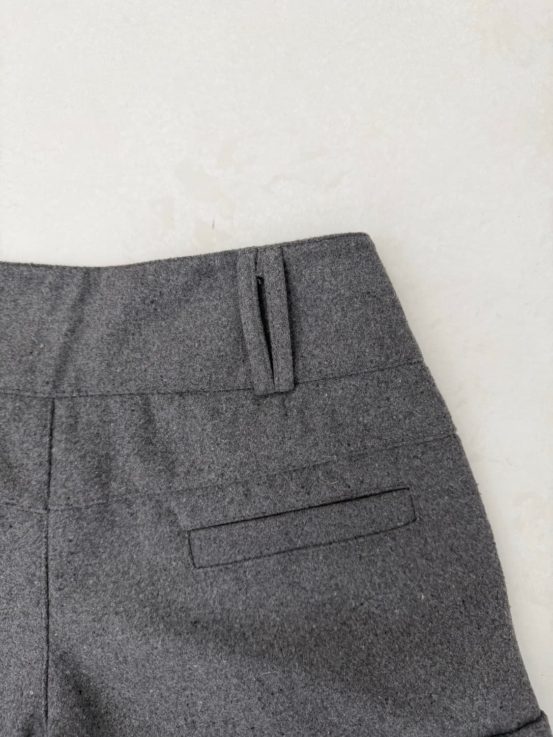 그레이 니트 핀턱 반바지  상품이미지6