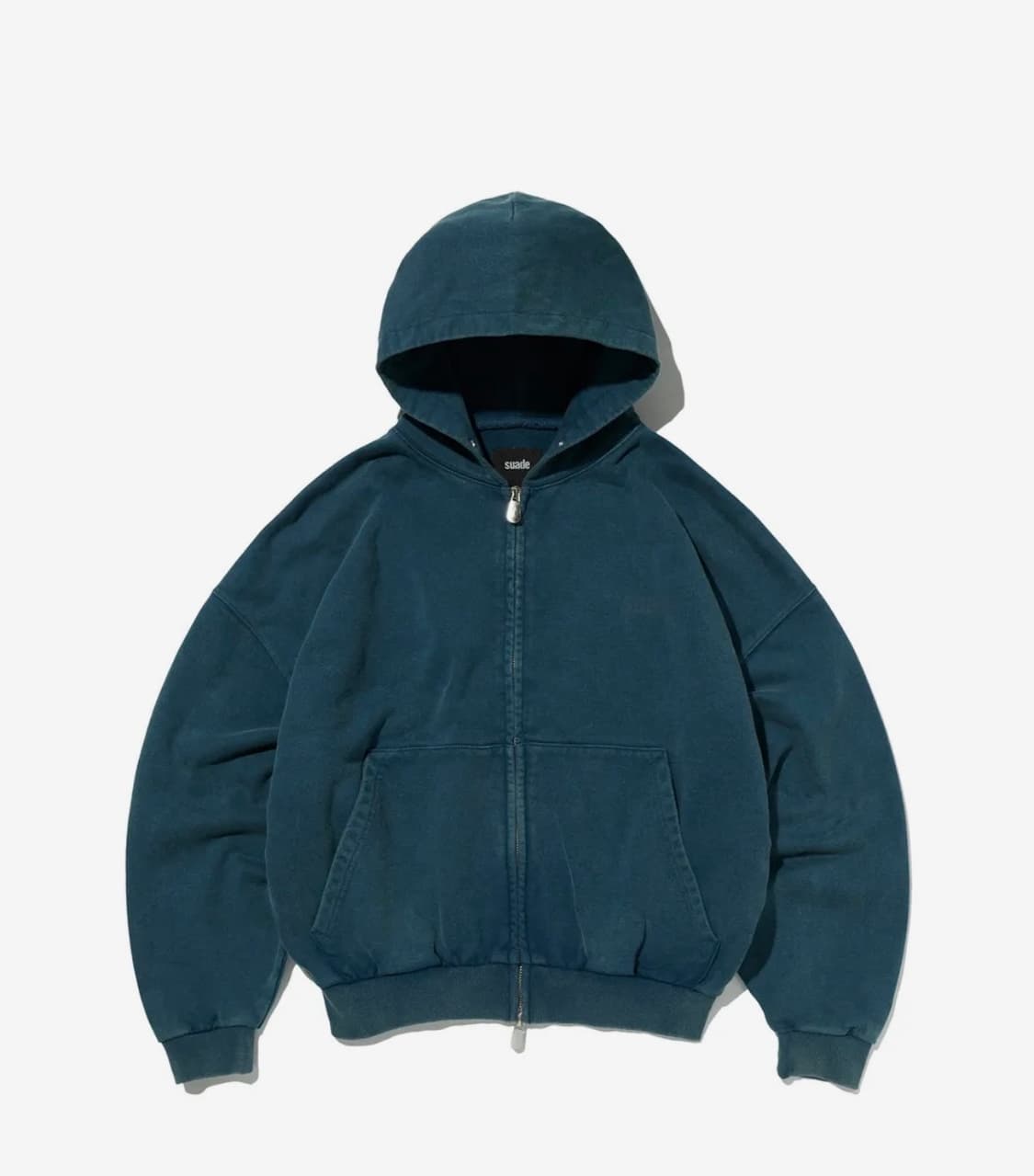 스웨이드 cropped washed hood zip up 상품이미지1