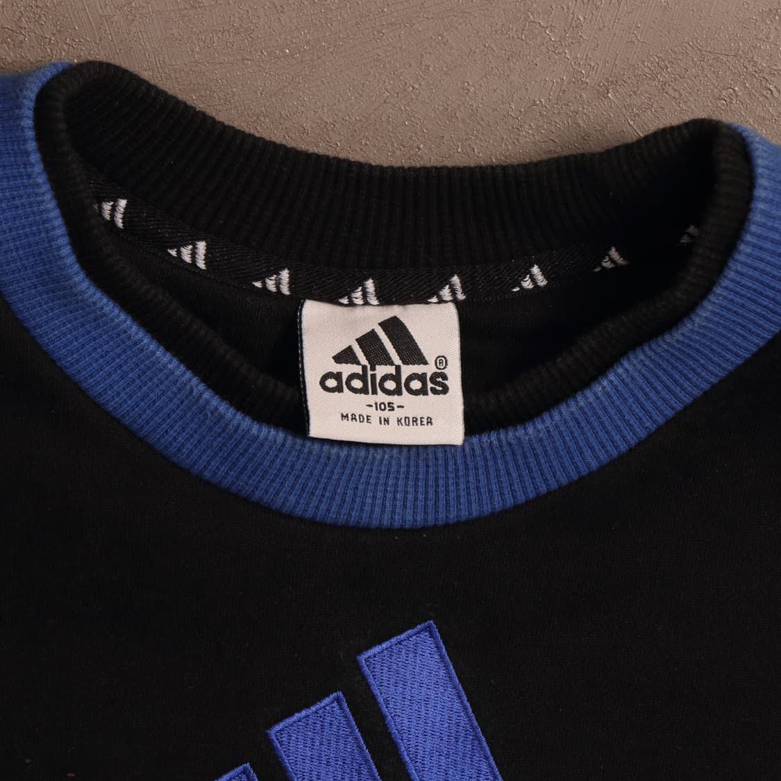 90's 아디다스 로고 자수 스웻셔츠 A1726 상품이미지3