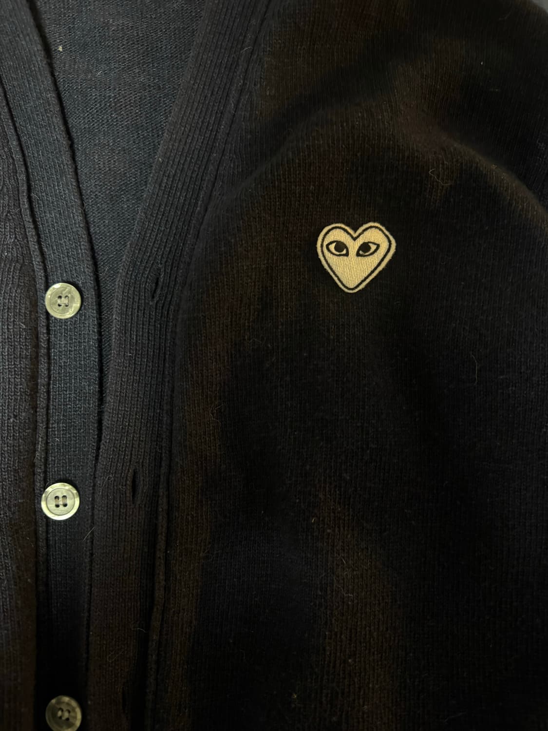 꼼데가르송 가디건 네이비 상품이미지2