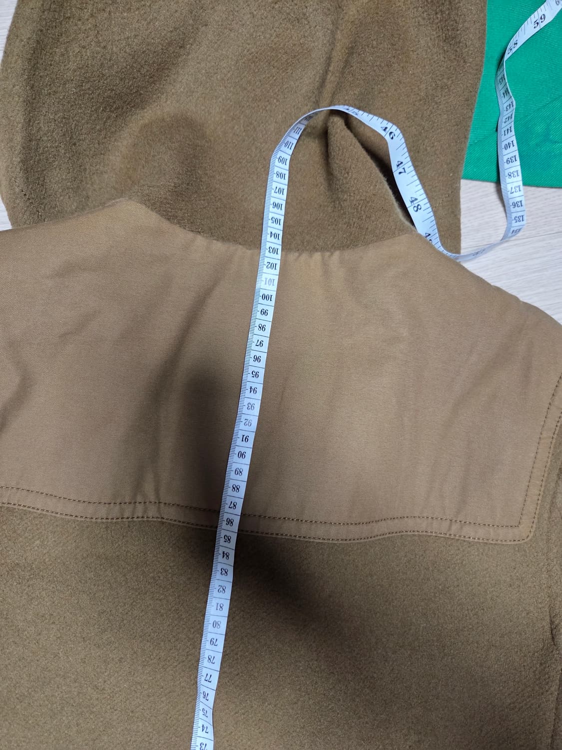 (3~4회 착용)BEAN POLE 패치 더플코트 떡볶이 코트 빈폴 상품이미지8